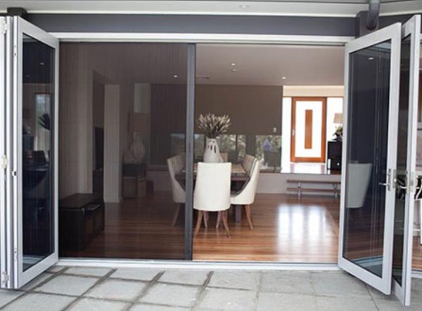 Cửa lưới lùa chống muỗi 4 cánh